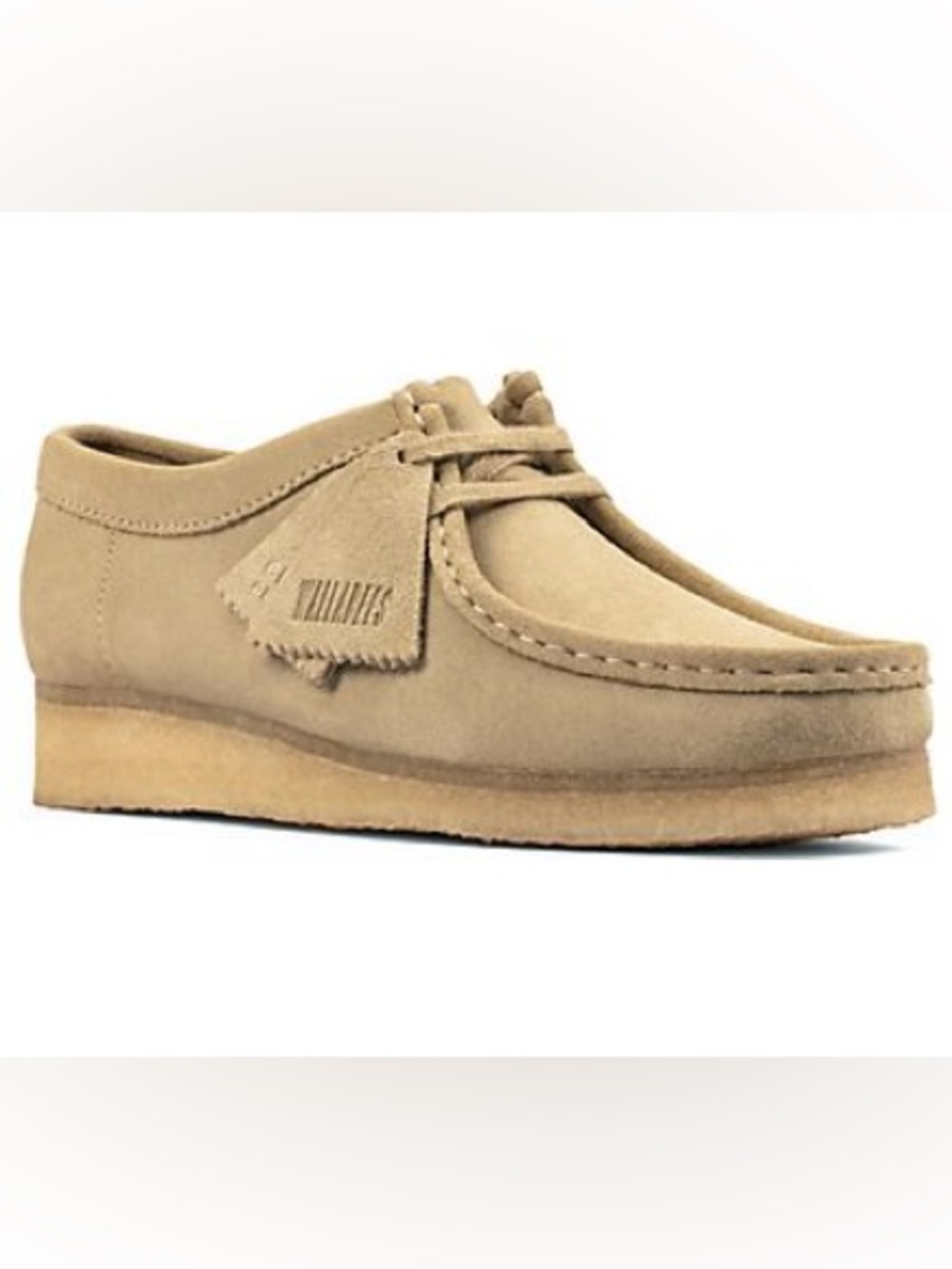 🆕 Clarks Wallabee Maple Suede Women’s 8.5M Classic Moccasin Shoes NWT